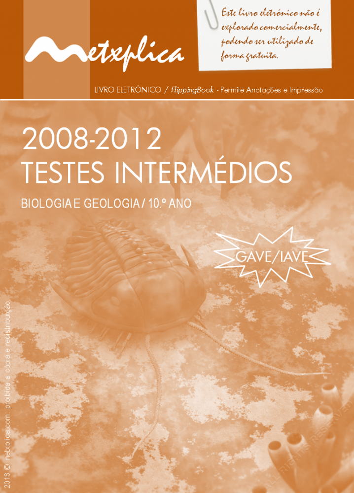 Testes Intermédios de Biologia e Geologia 10 - 2008/2012