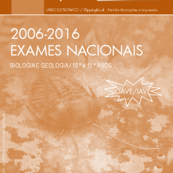 Exames Nacionais de Biologia e Geologia / 2006-2016