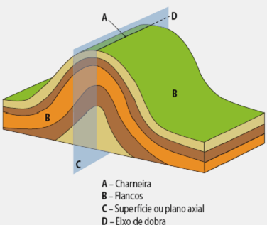 Resultado de imagem para elementos geométricos de uma dobra NETXPLICA